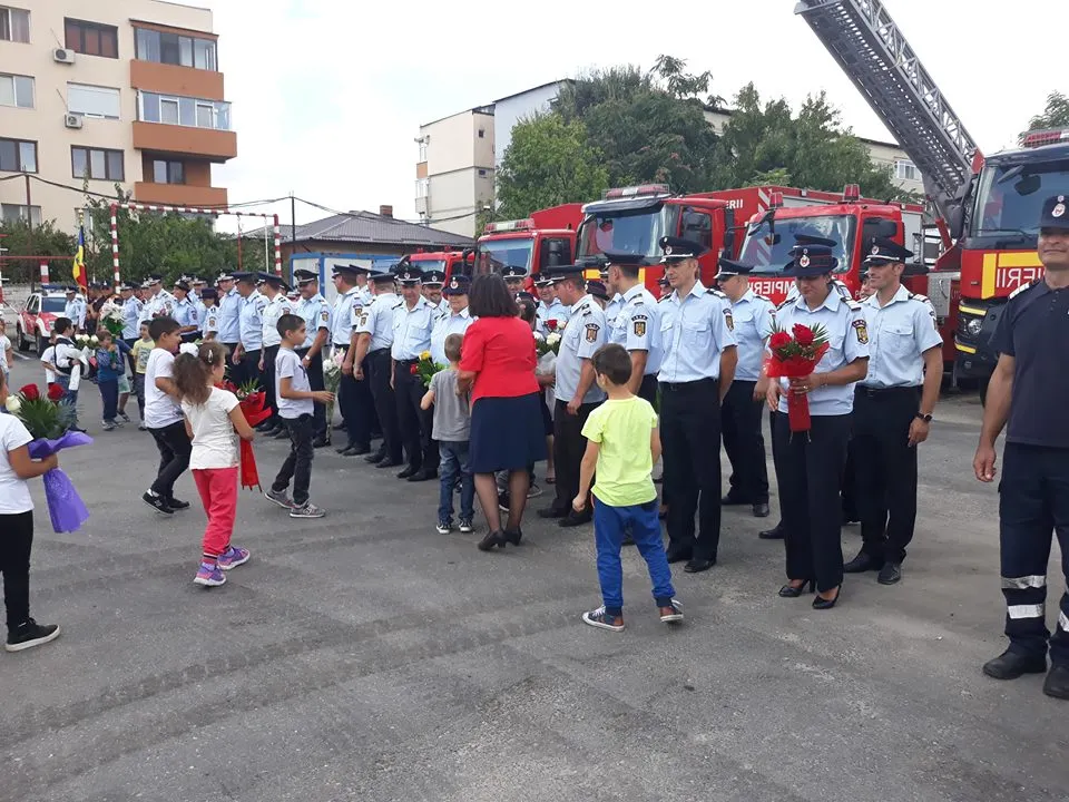 Pompierii teleormăneni și-au celebrat ziua cu modestie