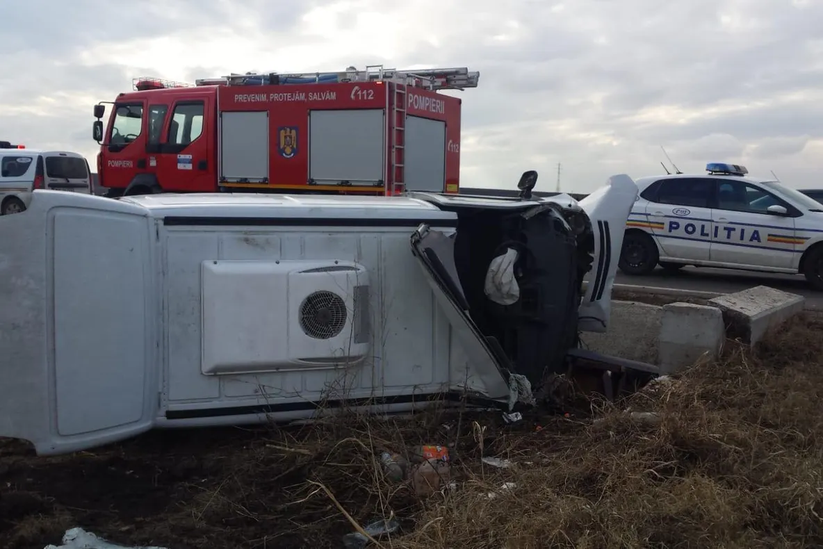 Accident grav la Peretu. O femeie a murit