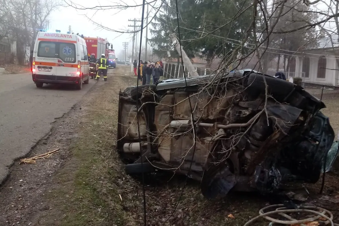 Accident rutier cu două victime la Ulmeni