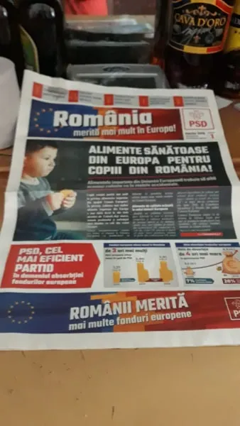 După ce a umplut județul de bannere electorale, PSD a început să trimită ziare "patriotice" prin poștă