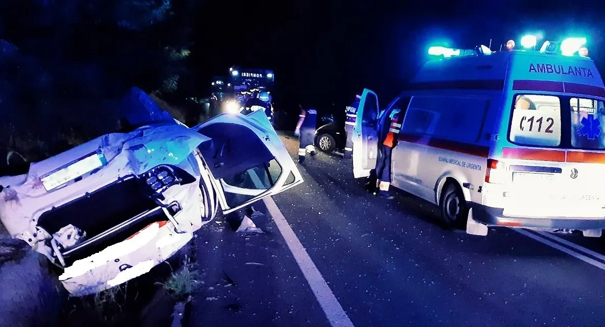 Carambol pe E70 între localitățile Prunaru și Naipu