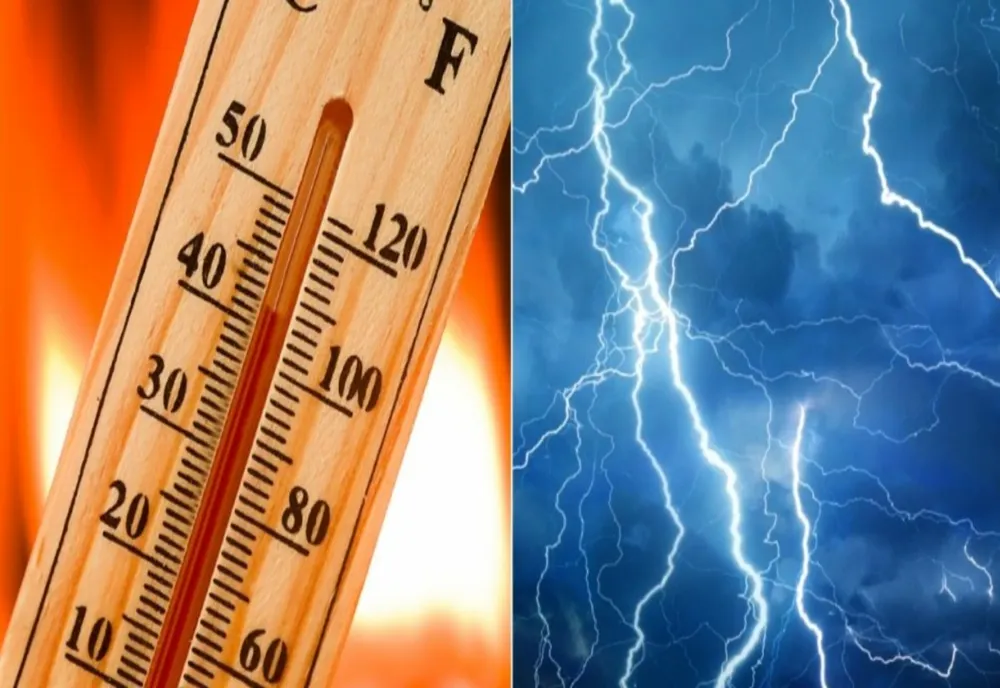 Alertă meteo: cod portocaliu de caniculă și nopți tropicale, cod galben de vijelii cu grindină - HARTA