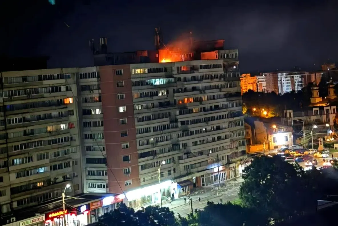 Tăcere totală după explozia dronei rusești din Galați