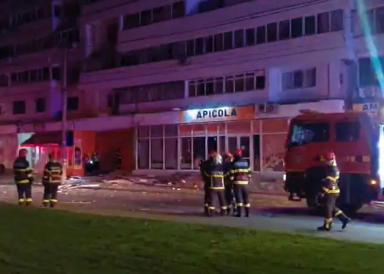 Drona explodată la Galați