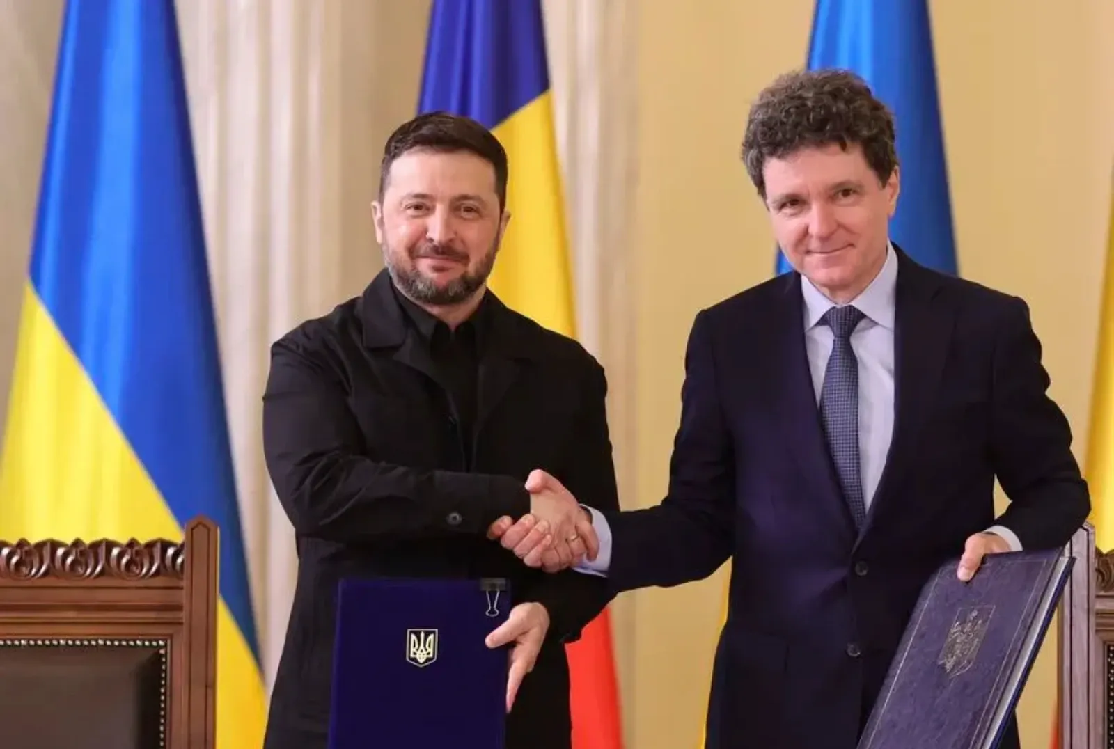 Volodimir Zelenski, Nicușor Dan
