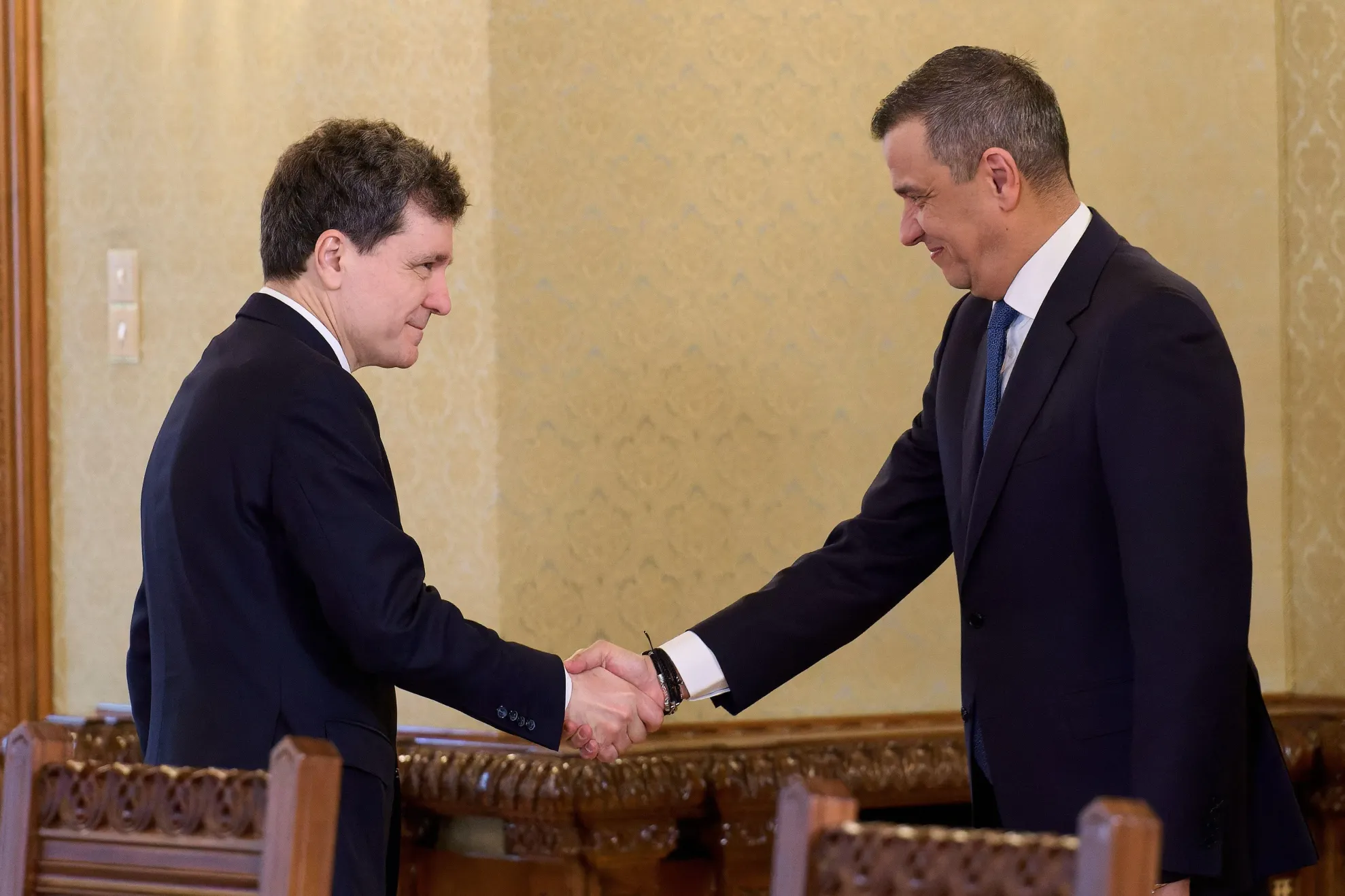Sorin Grindeanu și Nicușor Dan/ Profimedia 
