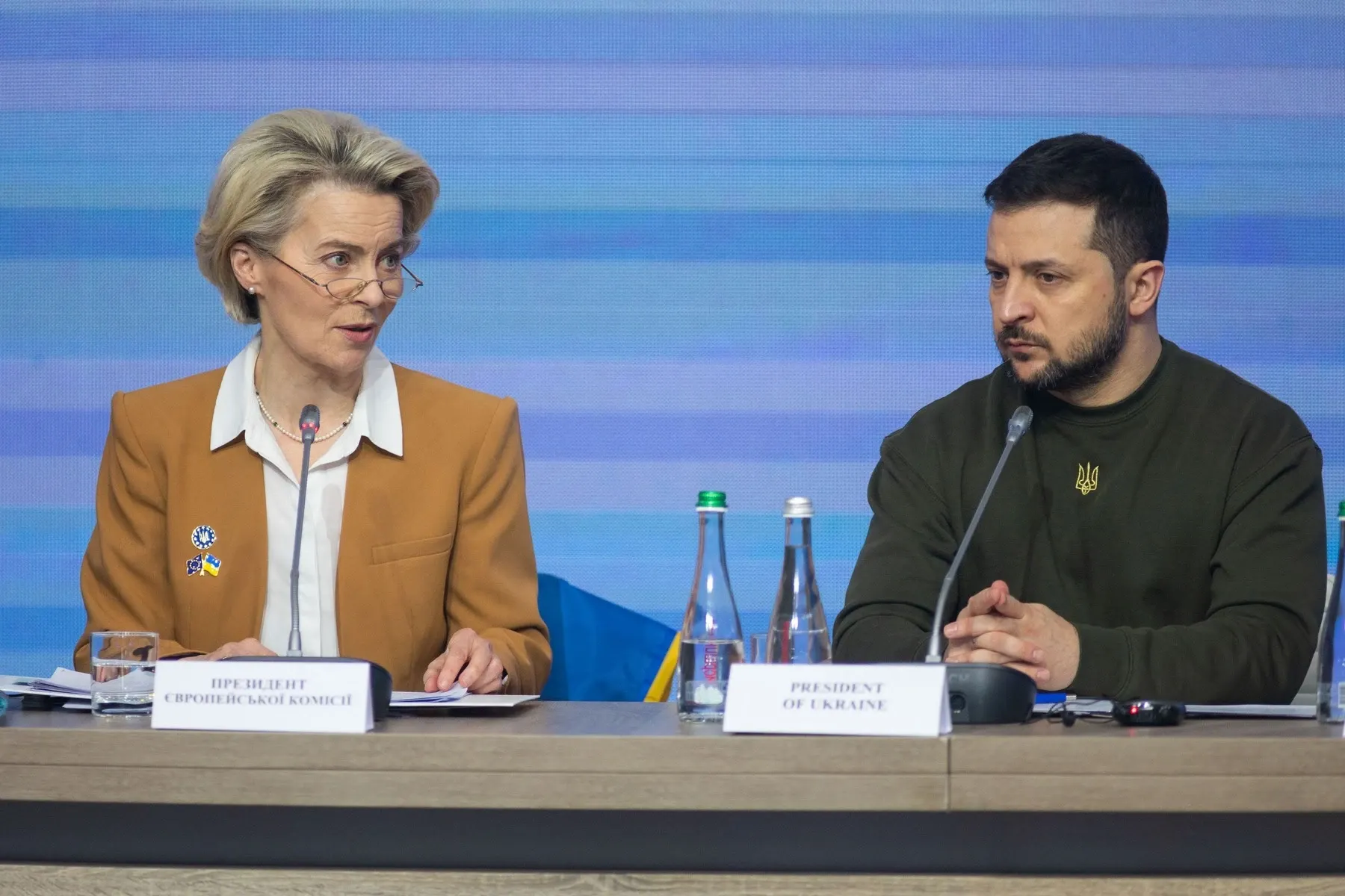 Ursula von der Leyer, Volodomir Zelenski