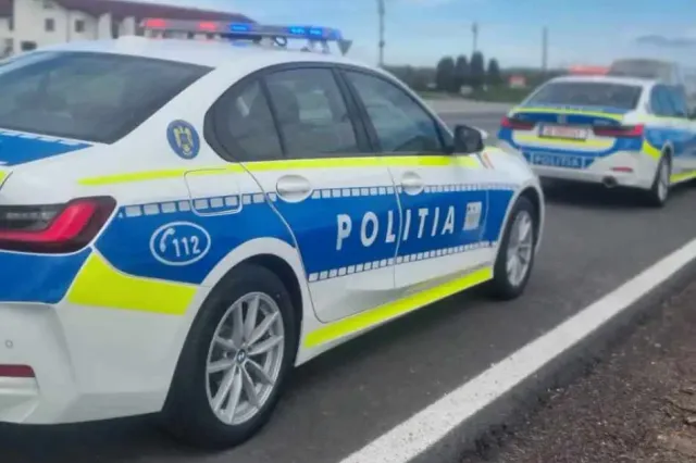 Scenă neobișnuită pe E85: un șofer prins cu 172 km/h a primit escortă de la Poliție