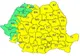 Cod galben de ploi și vijelii în aproape toată țara